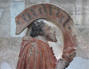 Statue du fondateur du couvent de Sopron